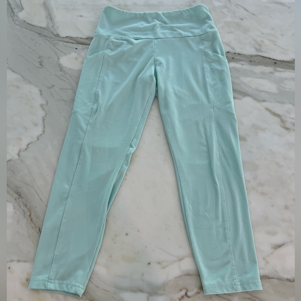 MARIKA SEAFOAM YOGA WORKOUT PANTS SIZE SMALL